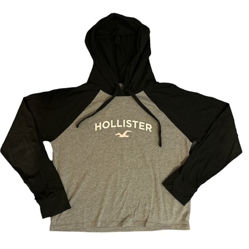 Hollister Long Sleeve Crop w/ Hood